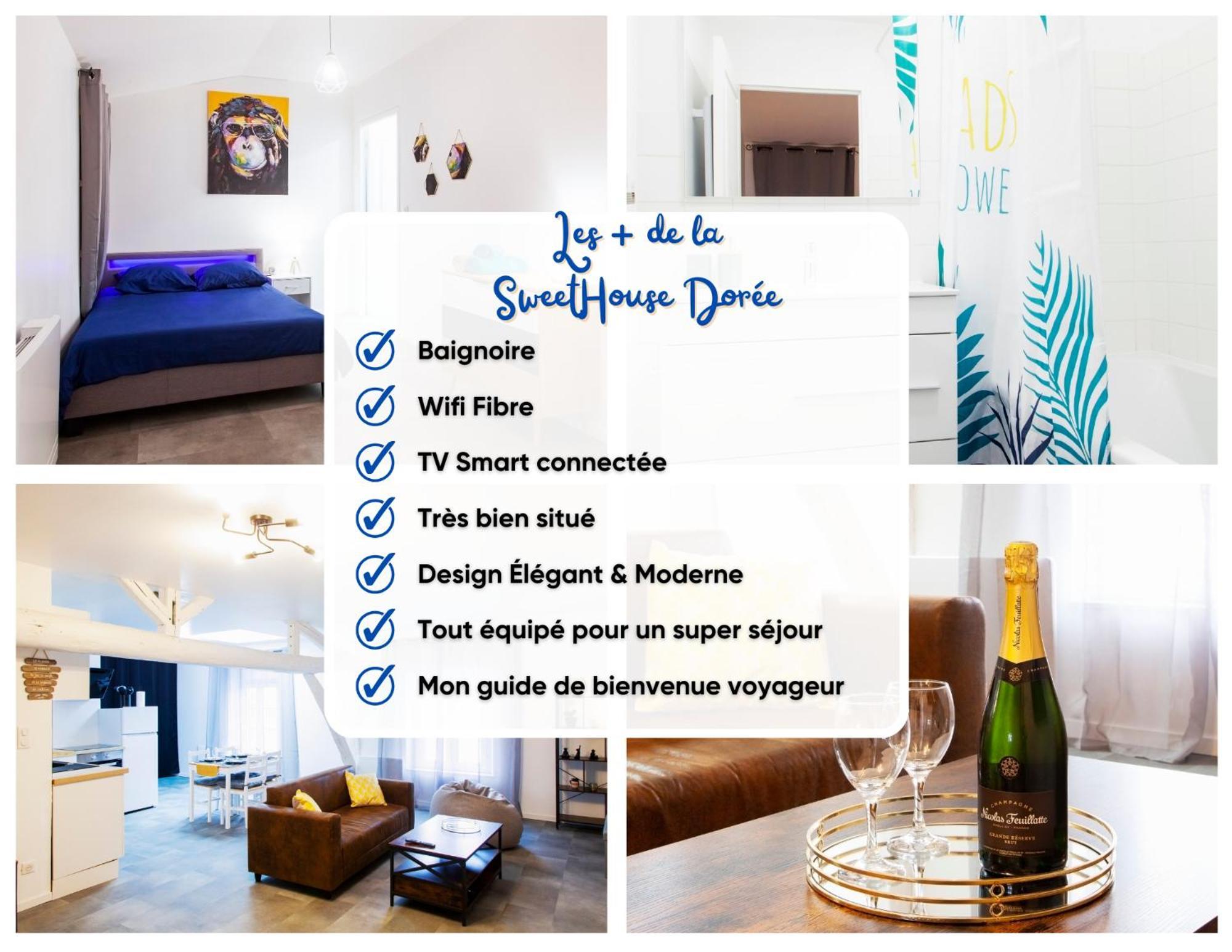 La Sweet House Doree Centre Ville Wifi Tout Confort Vitry-le-François Exteriör bild